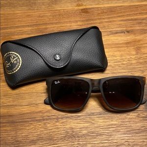 Ray-Ban Justin sunglasses with tortoise frame